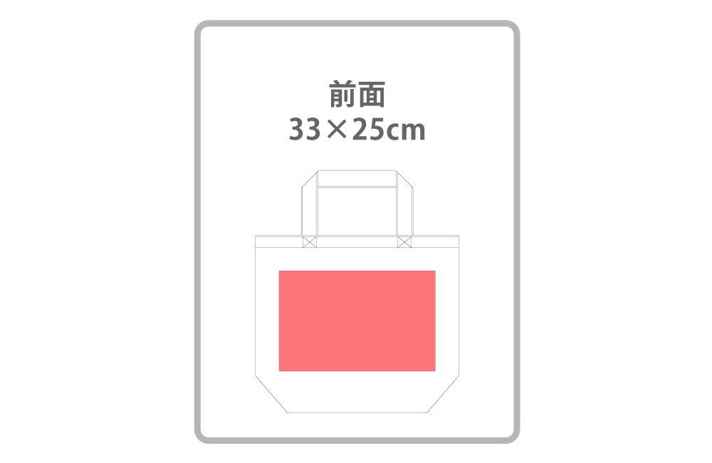 Ｔシャツのプリント可能範囲の画像1