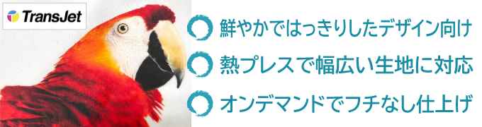 熱転写シート(DTFシート)の特徴