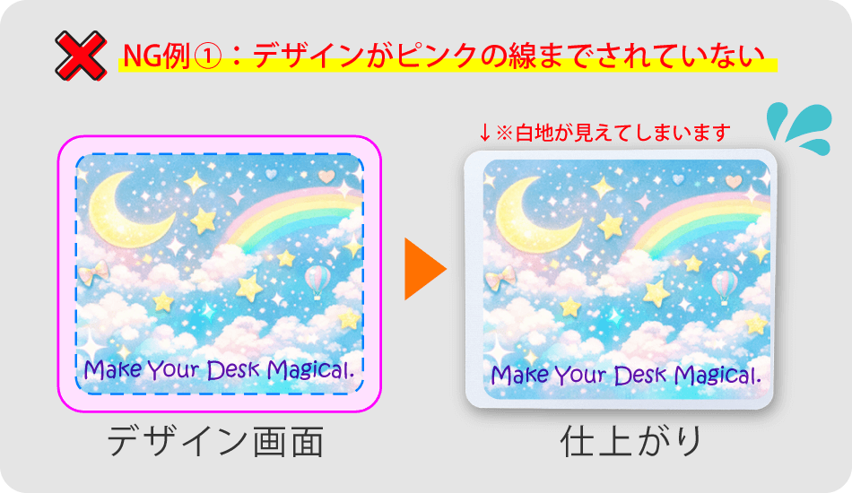 オリジナルタオルのデザインの注意点の画像1