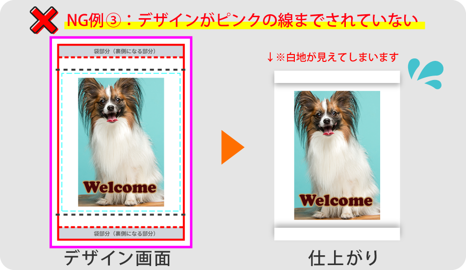 オリジナルタペストリーのデザインの注意点の画像1